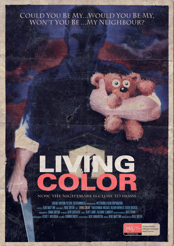 Living Color Australian horror movie poster