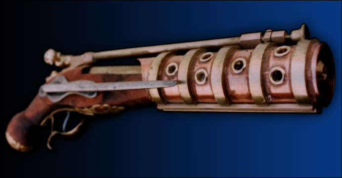 Handgun used in the film Borderpatrol