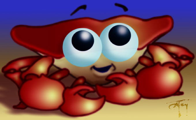 Colin Da Cartoon Crab