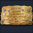Replica of Elvis Presley's 
1969 belt buckle award 
updated 06/07/05