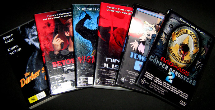 Library of prop DVD cases