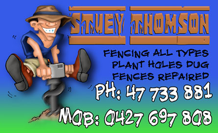 Stuey Thomson Business card