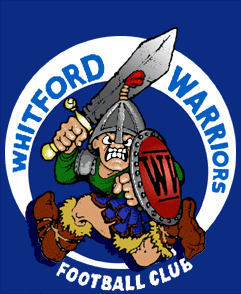Animated Whitford Warriors football club logo