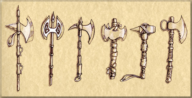 axes