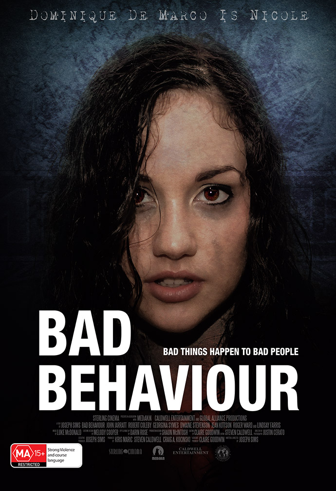 Dominique De Marco as Nicole in Joseph Sim's Bad Behaviour
