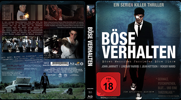 Bose Verhalten (Bad Behaviour) wrap-around bluray cover concept art