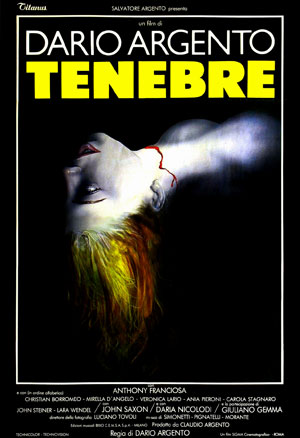 Tenebre film poster from  1982