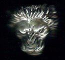 Leo lion head ring