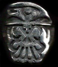 Aztec Eagle ring