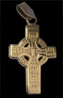 golden celtic cross