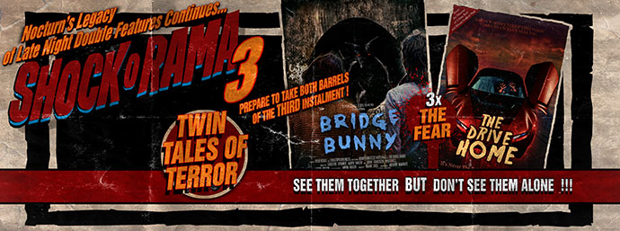 Nocturne's 3rd Facebook title banner design featuring the Urbanly legendary Bridge Bunny and the Drive Home