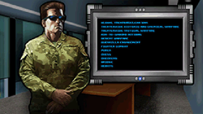 Debriefing Room (simulated) : pixelation has been added to all artwork to prevent product acquisition by non client parties