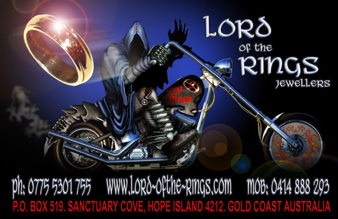LOTR Jeweller business card LOTR Jeweller business card