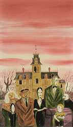 addams family portrait