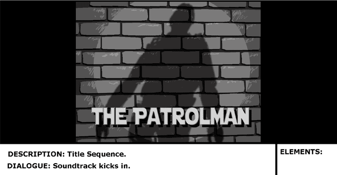 title sequence storyboard