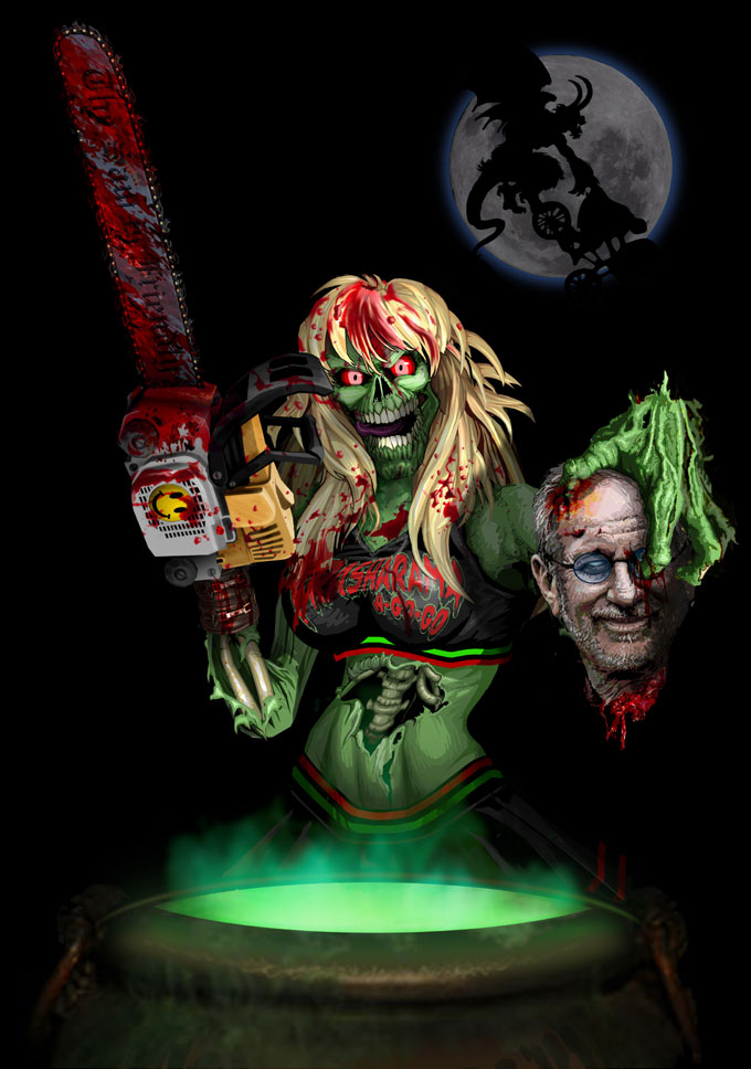 Trasharama agogo character art for 2008 festival